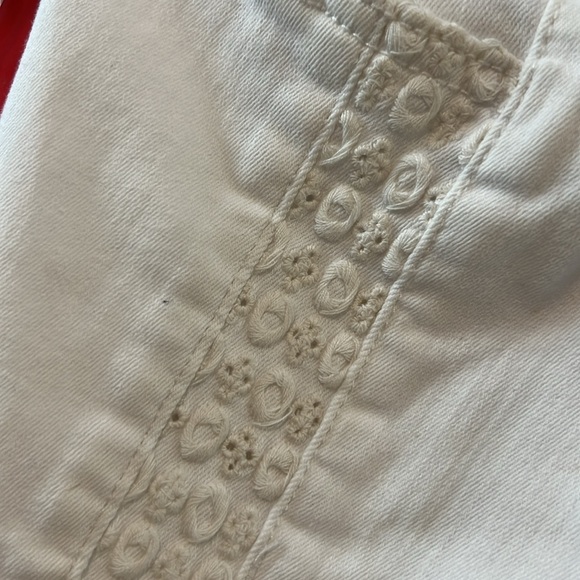 American Eagle White Jeans Size 4 #949 - Picture 7 of 8